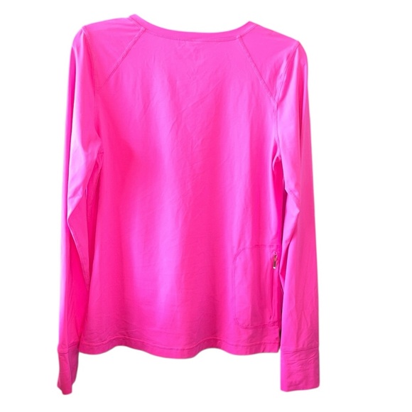 Lilly Pulitzer Luxletic Renay Sunguard UPF 50+ Long Sleeve Pink SIze M - Picture 3 of 8